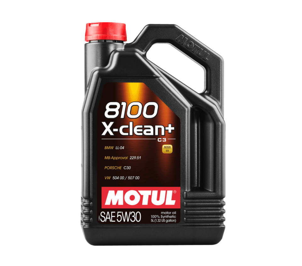 ACEITE MOTUL SINTETICO 8100 X-CLEAN+ 5W30 GARRAFA 5L (106377)