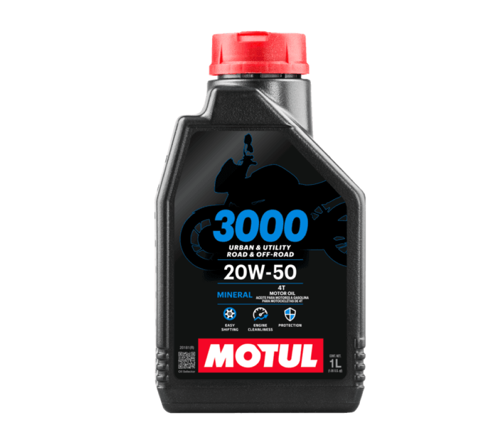 ACEITE MOTUL MINERAL 3000 20W50 BOTELLA 1L  6104-1008