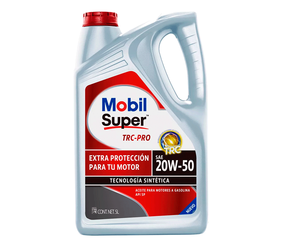 ACEITE MOBIL SUPER TRC PRO 20W50 GARRAFA 5L = 125013