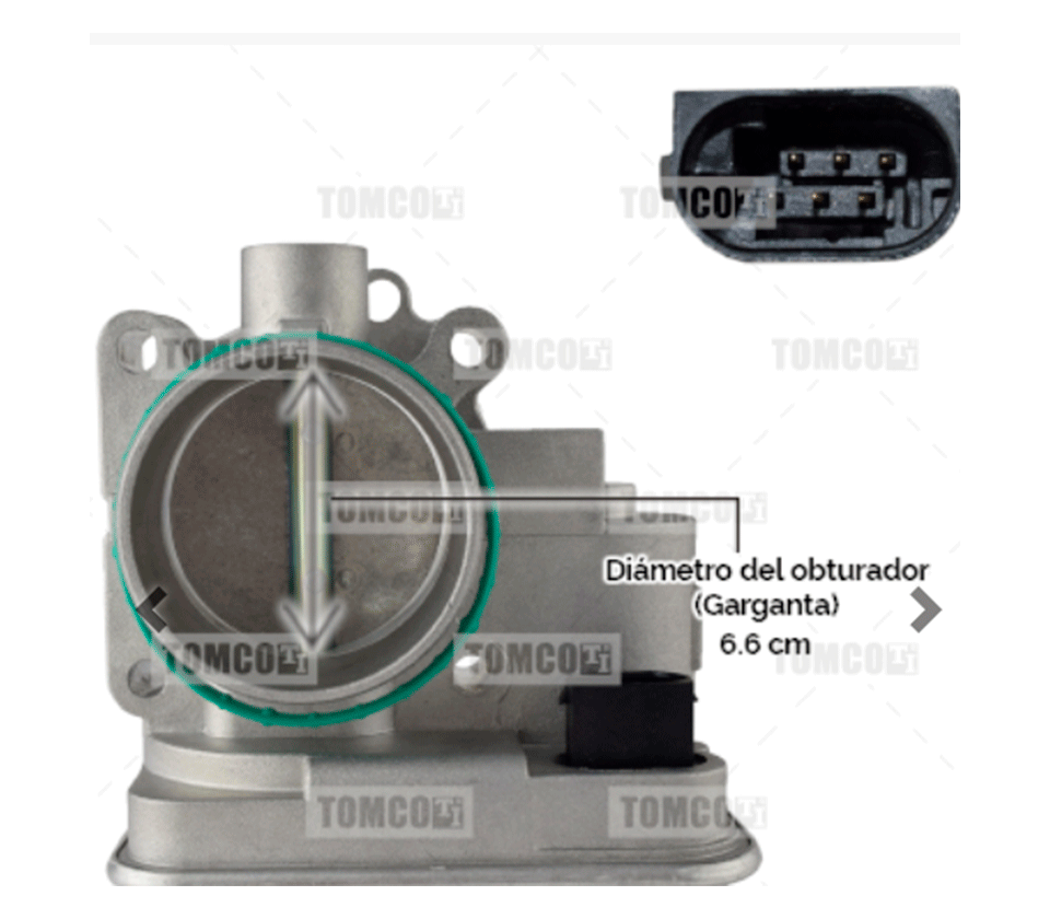 CUERPO DE ACELERACION JEEP PATRIOT COMPAS 07-017, DODGE JOURNEY 2.4L 09-017, DODGE CALIBER 2.4L 07-012