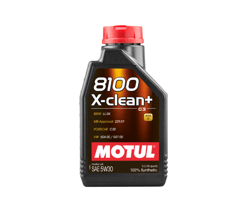 ACEITE MOTUL SINTETICO 8100 X-CLEAN+ 5W30 BOTELLA 1L (106376)