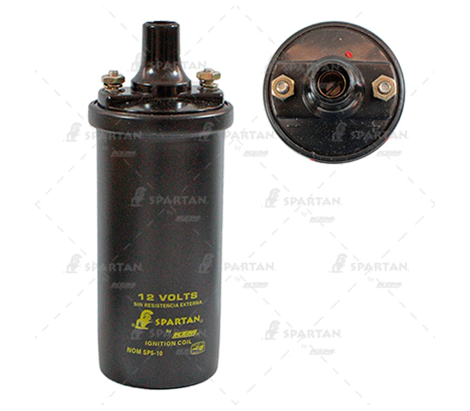 BOBINA ENCENDIDO ICHIVAN 1.8L 87-91, TSURU 84-87, DATSUN 1800 (RESISTENCIA INTERNA)