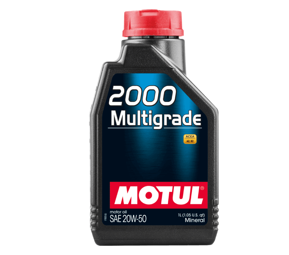 ACEITE MOTUL MINERAL 2000 MULTIGRADE 20W50 BOTELLA 1L (102769) 113165