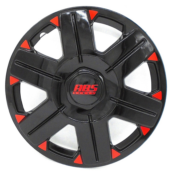 TAPON ABS SPORT TUNING R13-0029 NEGRO-ROJO