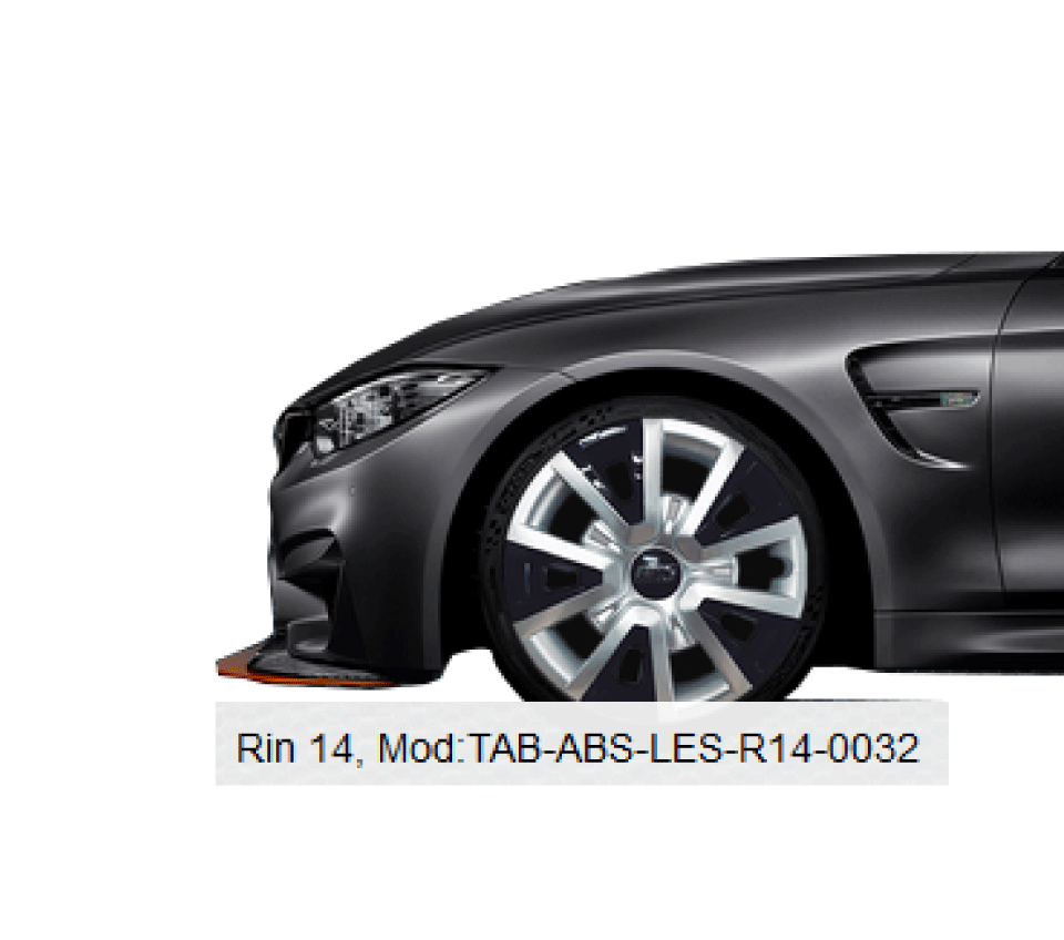 TAPON DE RUEDA ABS BICOLOR TAVEO R14