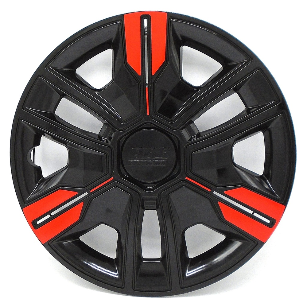 TAPON ABS SPORT TUNING R14-0058 NEGRO-ROJO