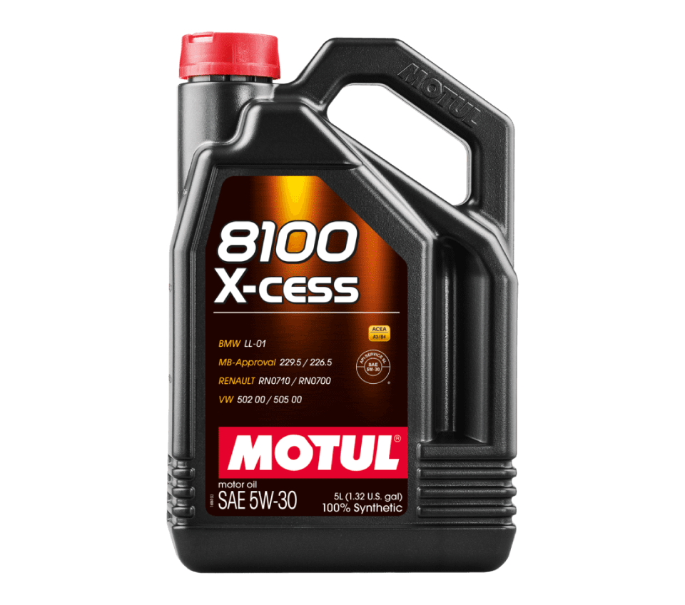 ACEITE MOTUL SINTETICO 8100 5W30 GARRAFA 5L (108946)