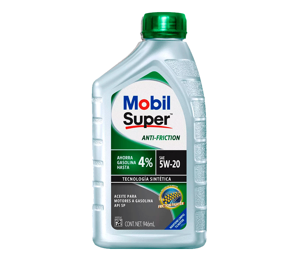 ACEITE MOBIL SUPER ANTI FRICTION 5W20 BOTE 946ML = 125025