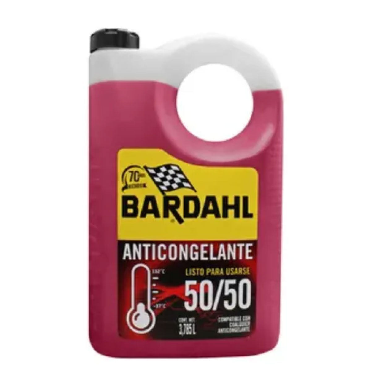 ANTICONGELANTE BARDAHL ROJO 50/50 3.785 LTS