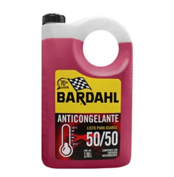 ANTICONGELANTE BARDAHL ROJO 50/50 3.785 LTS
