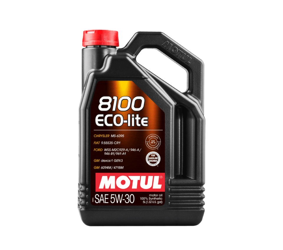 ACEITE MOTUL SINTETICO 8100 ECO-LITE 5W20 GARRAFA 5L (109104)