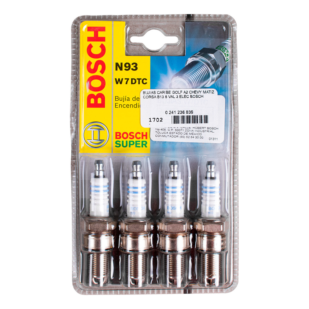 BUJIA 3 ELECTRODOS VW GOLF- JETTA  A3 1.8L 1993-1998