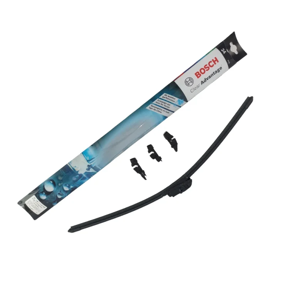 PLUMA LIMPIAPARABRISA CLEAR ADVANTAGE 24¨ BEAT,CAVALIER 018-021, ONIX,VENTO,ECOSPORT,FIT 06-08,X-TRAIL 02-07
