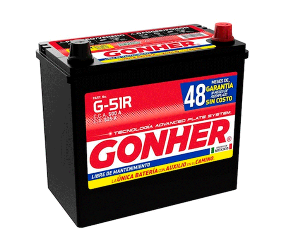 ACUMULADOR CAPACIDAD DE ARRANQUE A 0°C 625 AMPS -/+ CIVIC,CR-V,HR-V 016-021