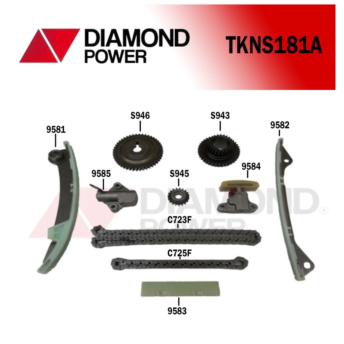 KIT DE DISTRIBUCION NIS SENTRA 07/10 2.0L L4 TIIDA 07/10 1.8L L4