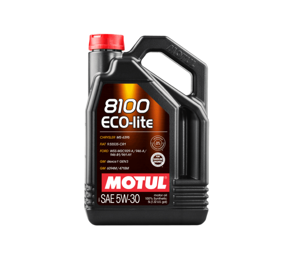 ACEITE MOTUL SINTETICO 8100 ECO-LITE 5W30 GARRAFA 5L (108214)