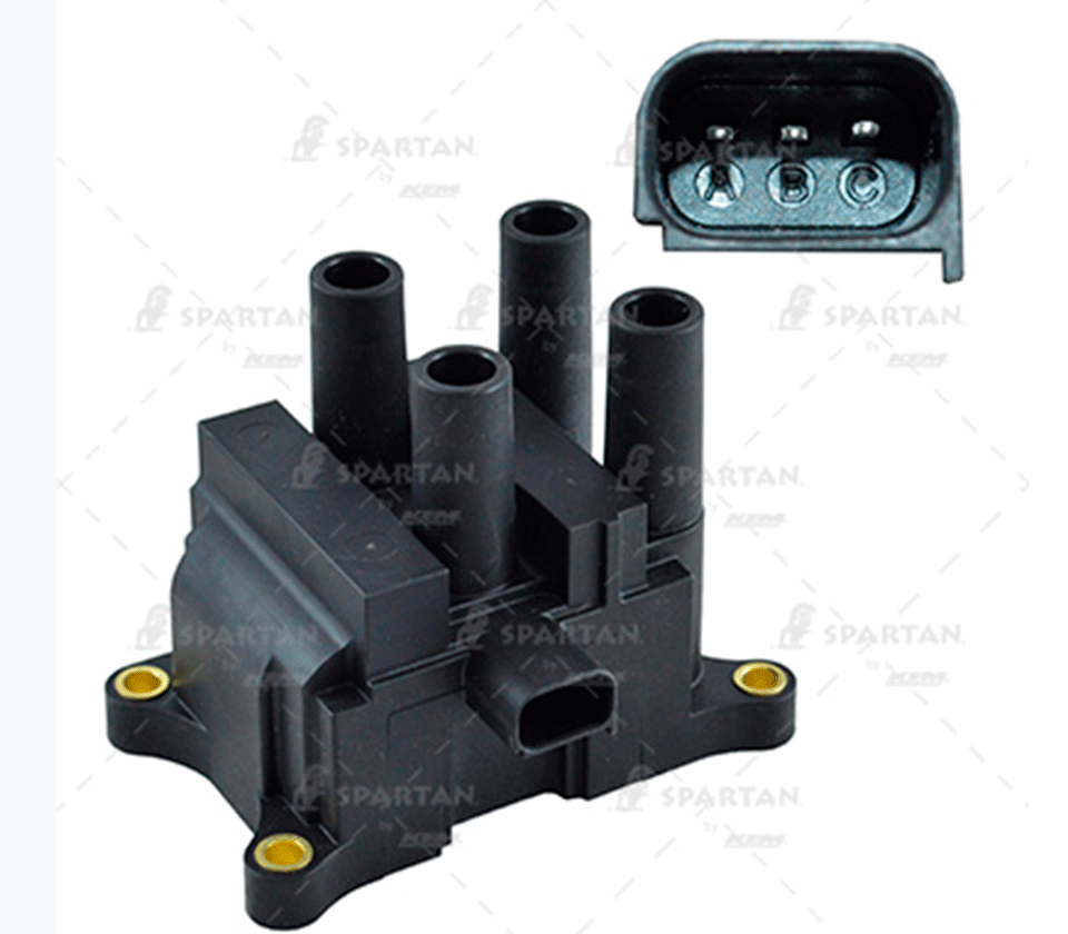 BOBINA ENCENDIDO FORD FIESTA 1.6L 011-019, FORD FIGO 1.5L 016-018, FORD IKON (INDU) 011-015