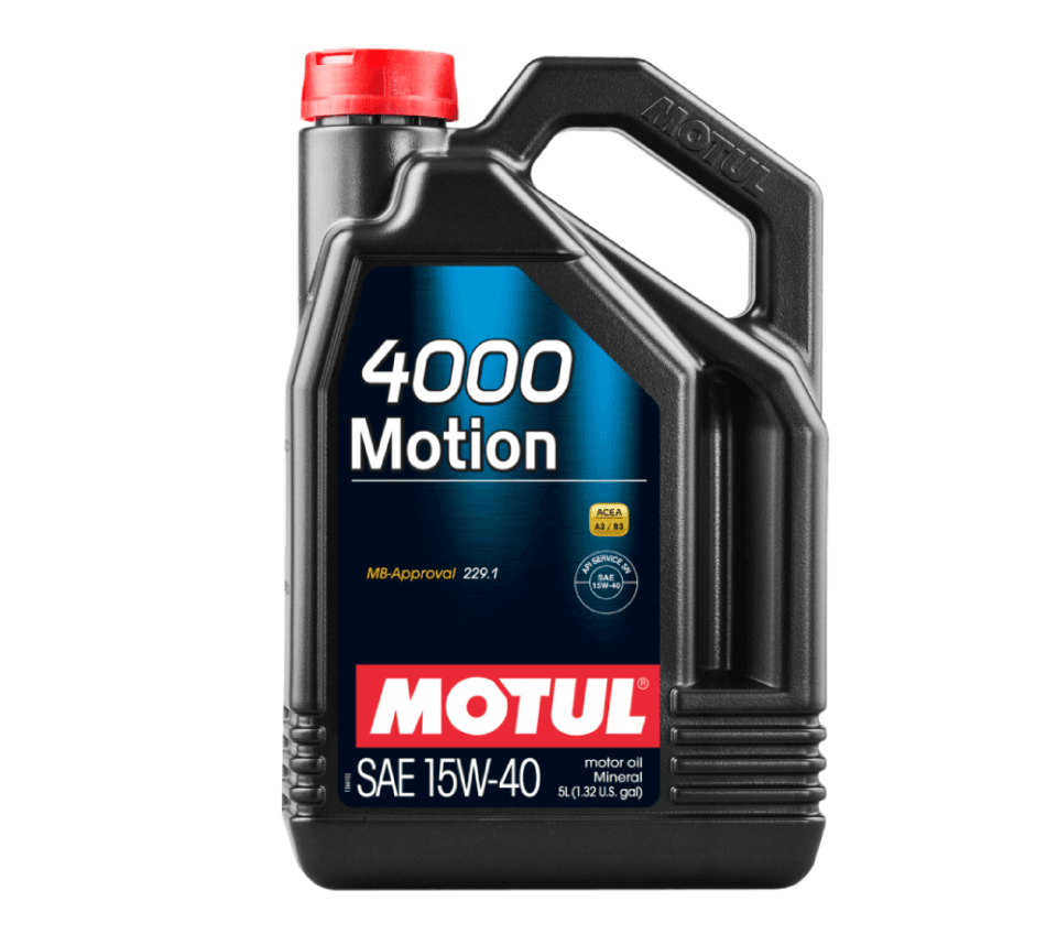 ACEITE MOTUL MINERAL 4000 MOTION 15W40 GARRAFA 5L (100295)