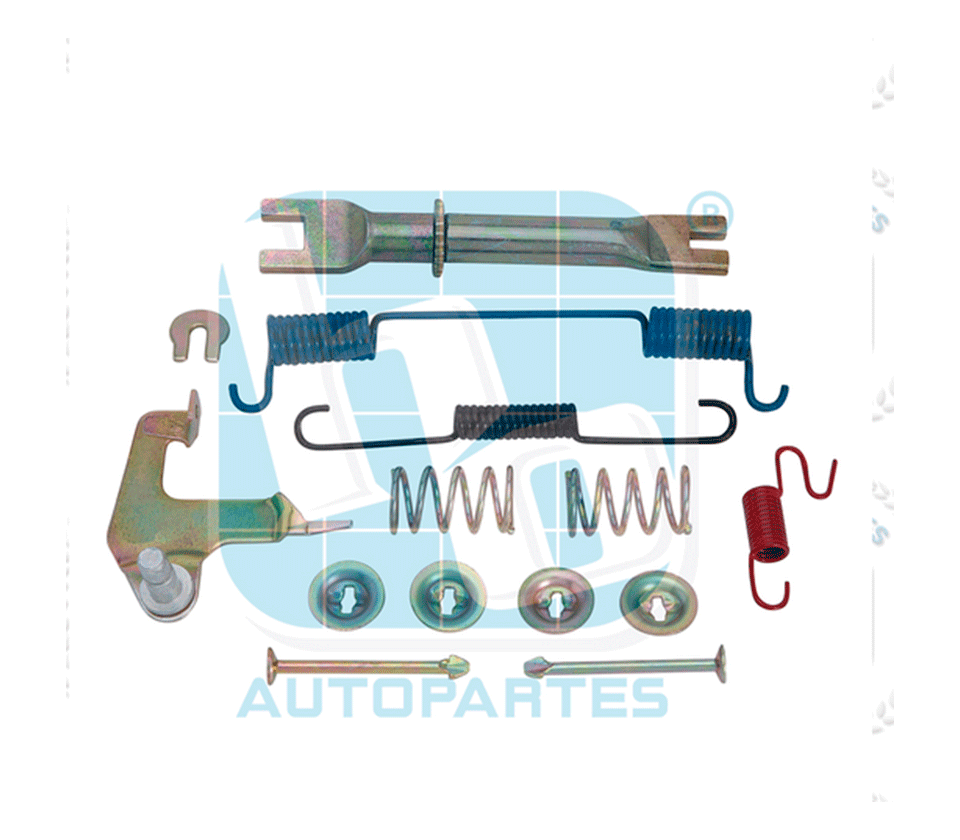 KIT FRENO DE TAMBOR IZQUIERDO NISSAN PICKUP D21 94-08, NP300 PICKUP 09-015 (1399Z)