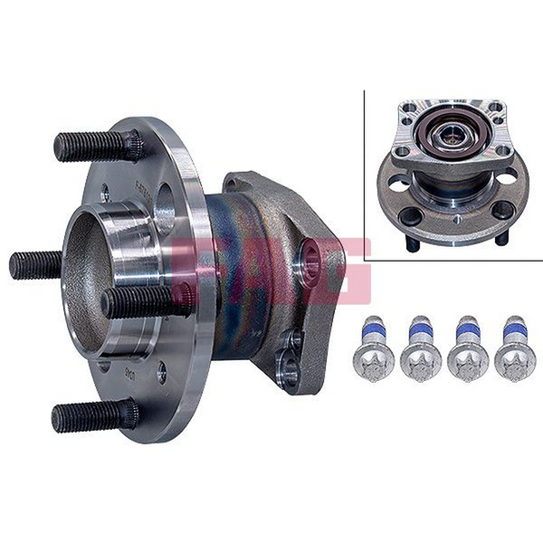 MAZA RUEDA TRASERA IZQ-DER FORD FIESTA 1.6L 2011-2019, FORD FIGO 1.5L L3 L4 2016-2021