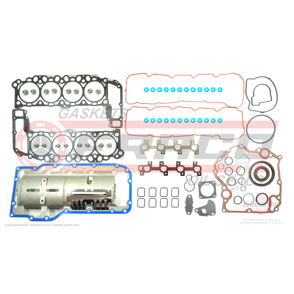 JGO JUNTAS MOTOR DOD RAM 2500 04/13 DAKOTA PICK UP 02-05 4.7L V8