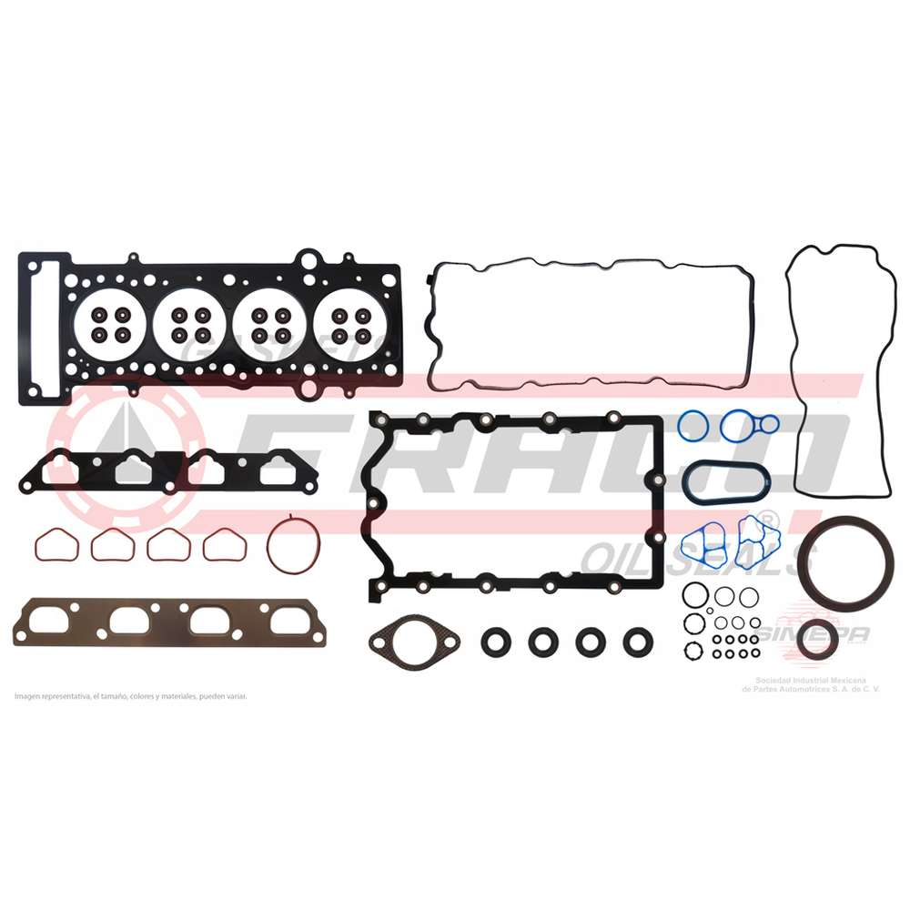 JGO JUNTAS MOTOR NEON 1.6L 017-018, RAM 700 1.6L 016-018, VISION 015-018
