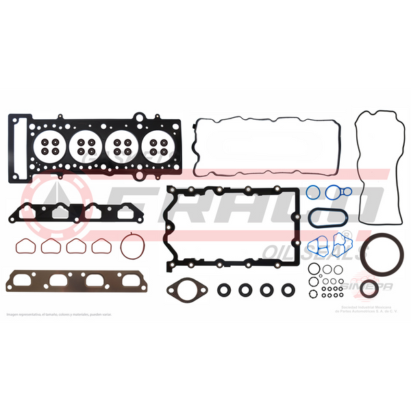 JGO JUNTAS MOTOR NEON 1.6L 017-018, RAM 700 1.6L 016-018, VISION 015-018