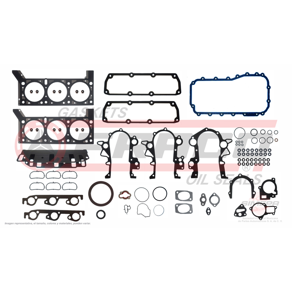 JGO JUNTAS MOTOR CHR GRAND VOYAGER TOWN COUNTRY 02/06 3.8L V6