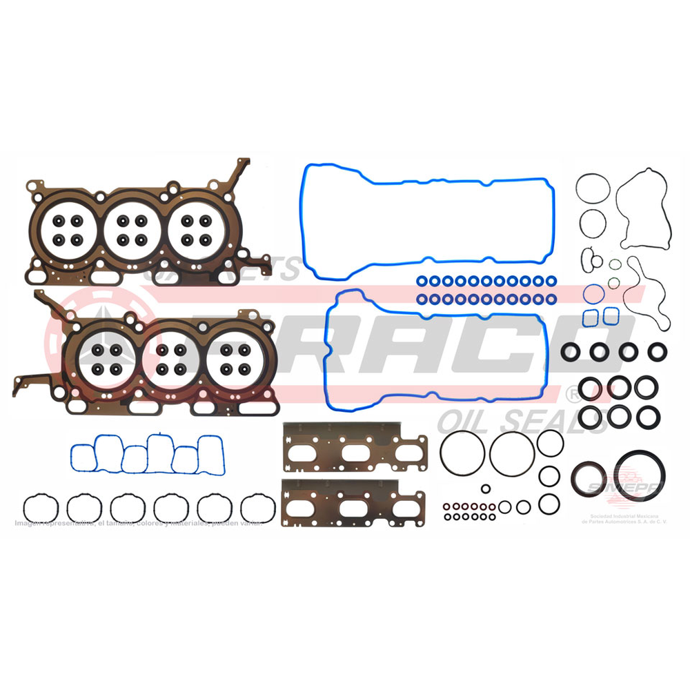JGO JUNTAS MOTOR EDGE 3.5L 07-013, EXPLORER 3.5L 011-015, LINCOLN MKZ 3.5 07-010