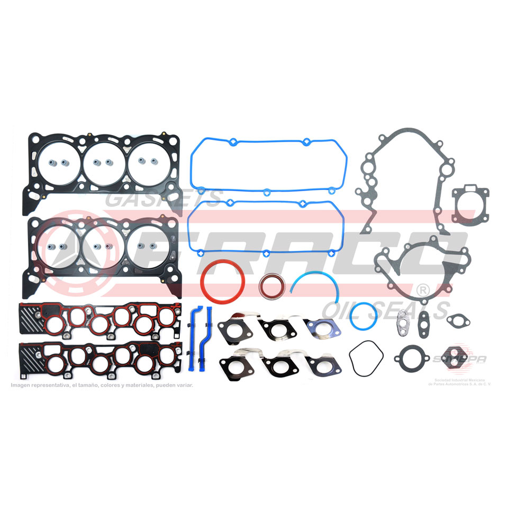 JGO JUNTAS MOTOR FOR ECONOLINE F-150 96/97 4.2L V6  Y 3.8L VIN 2