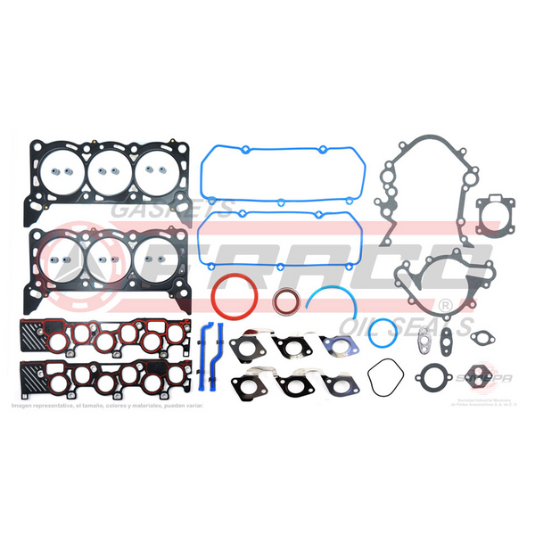 JGO JUNTAS MOTOR FOR ECONOLINE F-150 96/97 4.2L V6  Y 3.8L VIN 2