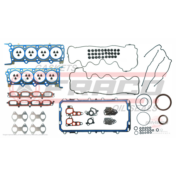 JGO JUNTAS MOTOR FORD F-150 5.4L 04-06, F-250-350 05-06 5.4L, NAVIGATOR 5.4L 05-06, 24 VAL