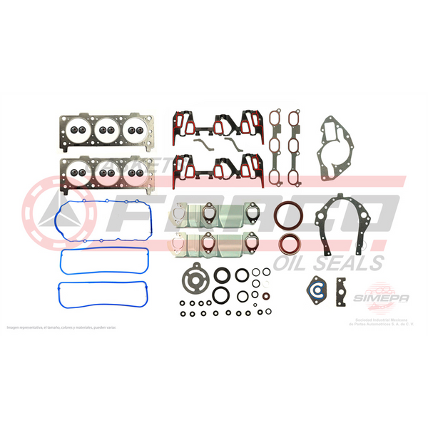 JGO JUNTAS MOTOR CHE VENTURE PON AZTEK 00-03 3.4L V6