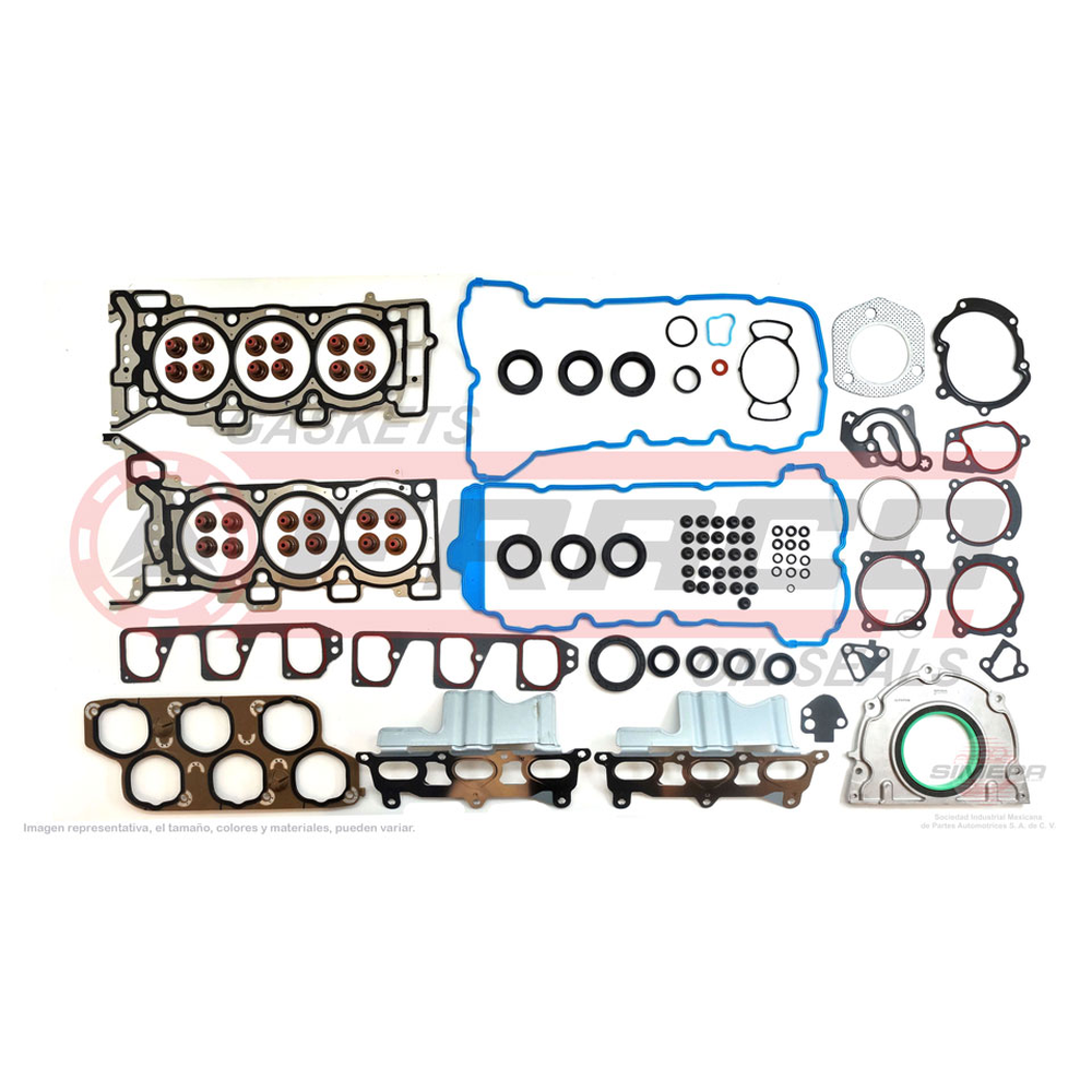 JGO JUNTAS MOTOR CHE TRAVERSE MALIBU EQUINOX GMC ACADIA 08/ 3.6L V6