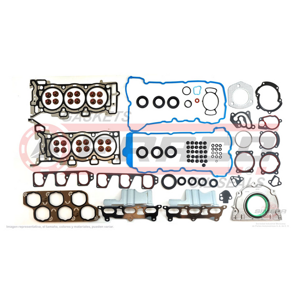 JGO JUNTAS MOTOR CHE TRAVERSE MALIBU EQUINOX GMC ACADIA 08/ 3.6L V6
