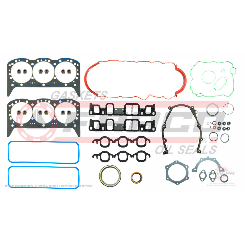 JGO JUNTAS MOTOR CHE EXPRESS 1500 SILVERADO 1500 GMC SAVANA 1500 SIERRA 1500 07-13 4.3L