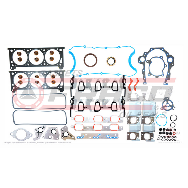 JGO JUNTAS MOTOR CHE MALIBU UPLANDER 07/10 PON G6 3.5L 3.9L