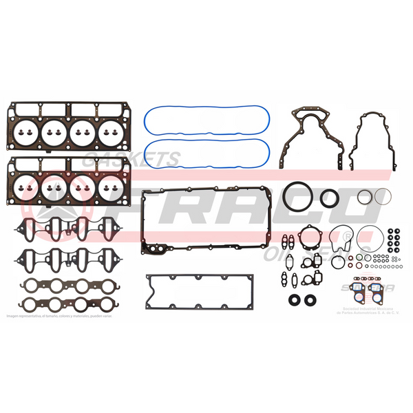 JGO JUNTAS MOTOR CHE SILVERADO 2500 EXPRESS VAN SUBURBAN 01/10 5.3L V8