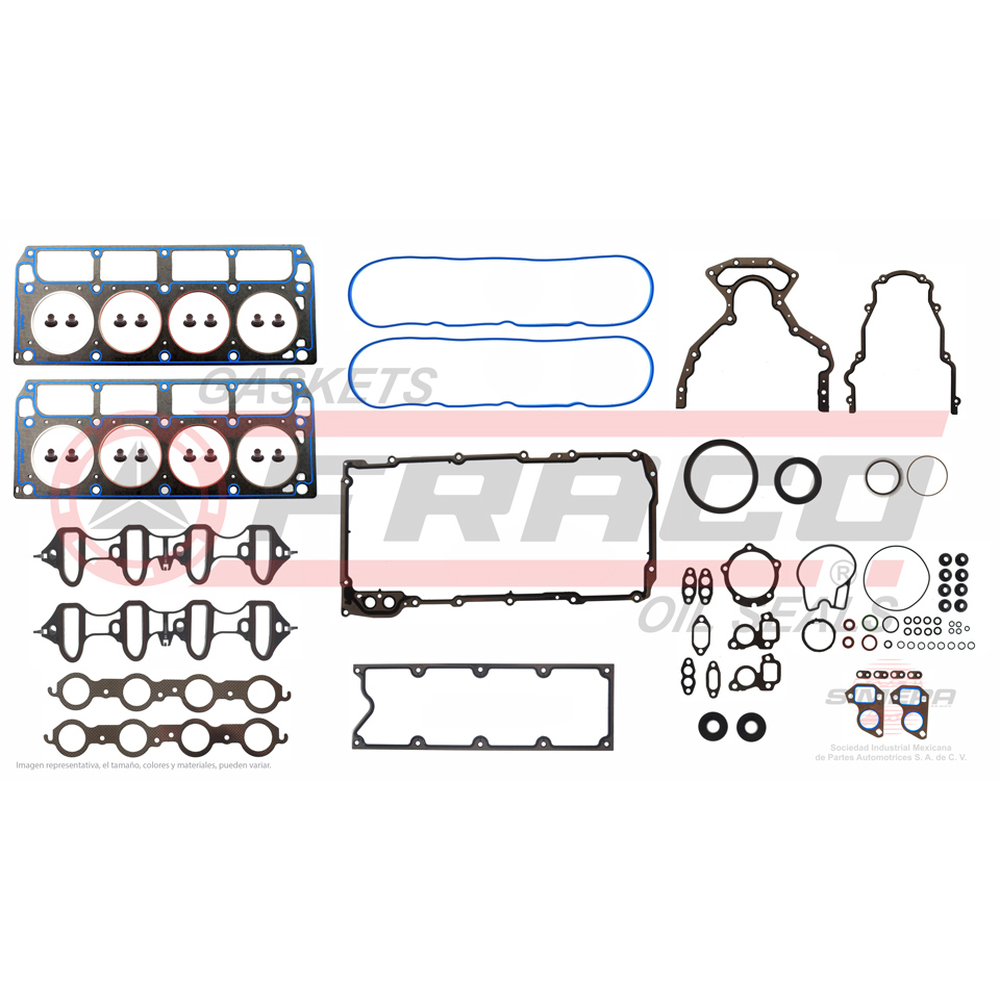 JGO JUNTAS MOTOR CHE CHEYENNE SUBURBAN SILVERADO 99/11 4.8L 5.3L V8