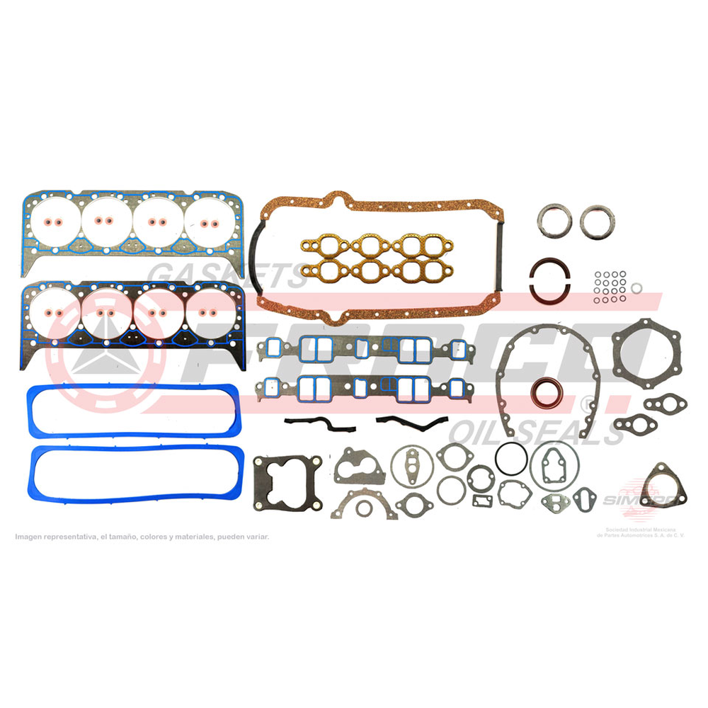 JGO JUNTAS MOTOR CHE C-2500 C-3500 C15 C25 C35 91-97 5.7L V8