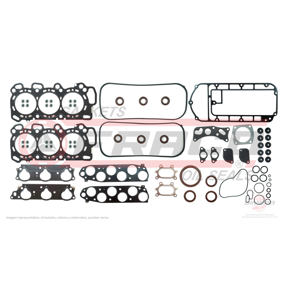 JGO JUNTAS MOTOR HON ODYSSEY 05/10 PILOT 05/08 RIDGHELINE 06/08 MOTOR J35A6 Y J35A9 VTEC
