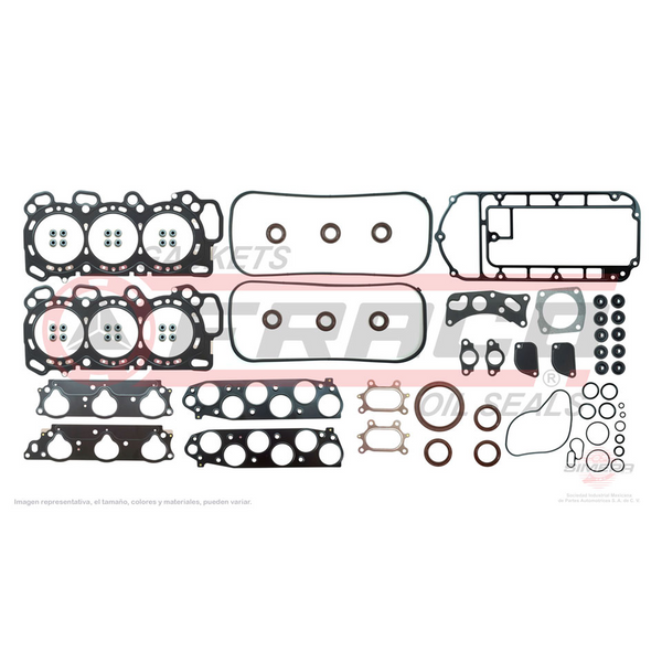 JGO JUNTAS MOTOR HON ODYSSEY 05/10 PILOT 05/08 RIDGHELINE 06/08 MOTOR J35A6 Y J35A9 VTEC