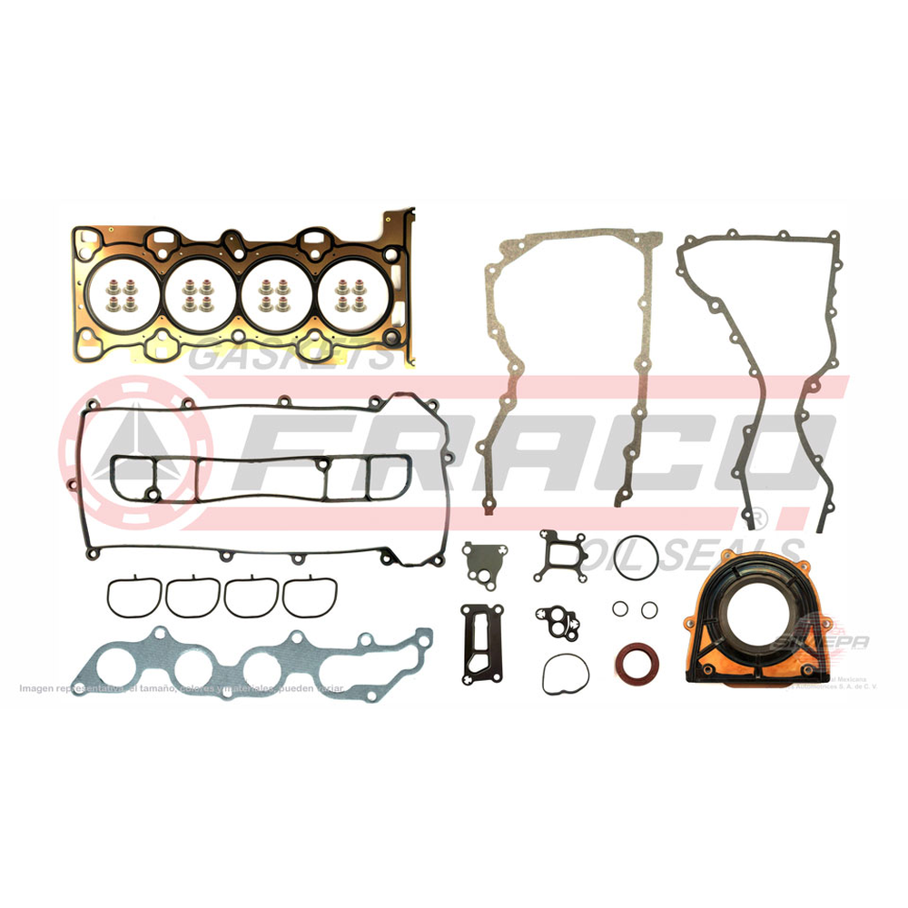 JGO JUNTAS MOTOR FOR RANGER ARGENTINA 04-08 2.3L (TAPA PUNTERIAS DE ALUMINIO)