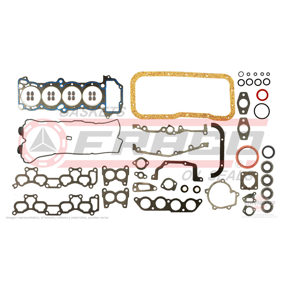 JGO JUNTAS MOTOR NISSAN TSURU III 1.6L 97-017, TSUBAME 93-04