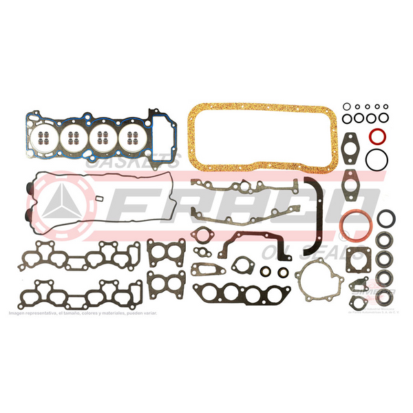 JGO JUNTAS MOTOR NISSAN TSURU III 1.6L 97-017, TSUBAME 93-04