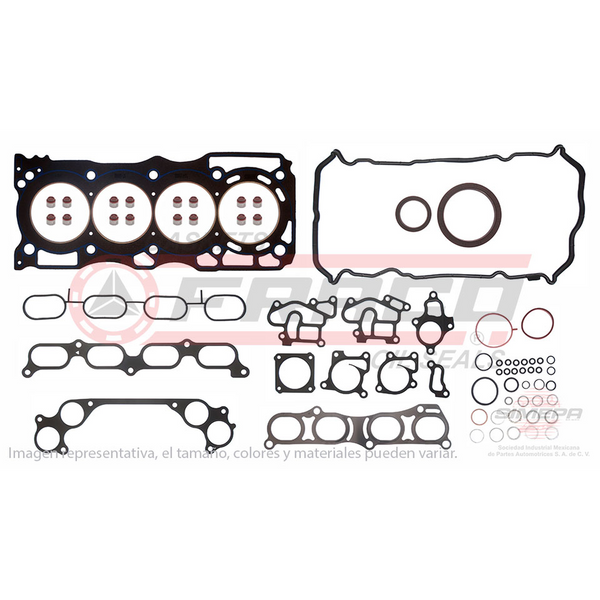 JGO JUNTAS MOTOR NISSAN NP300 FRONTIER 2.5L 016-020, NP300 PICKUP 2.5L 016-020, NV350 URVAN 2.5L 014-018