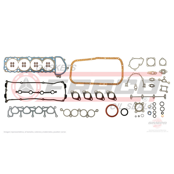 JGO JUNTAS MOTOR NIS D21 URVAN 00-08 2.4L L4 16 VALV.