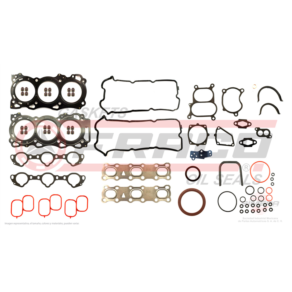 JGO JUNTAS MOTOR NIS PATHFINDER 05/12 FRONTIER XTERRA 05/15 4.0L