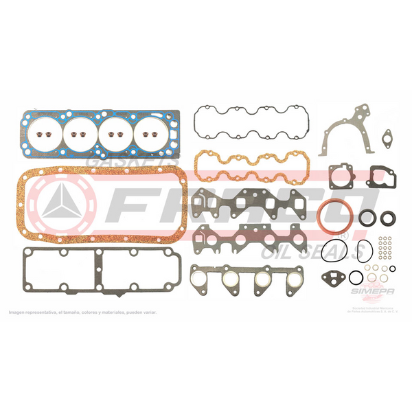 JGO JUNTAS MOTOR CHEVROLET CHEVY 1.6L 95-012  ( C2 MOTOR MEXICANO )