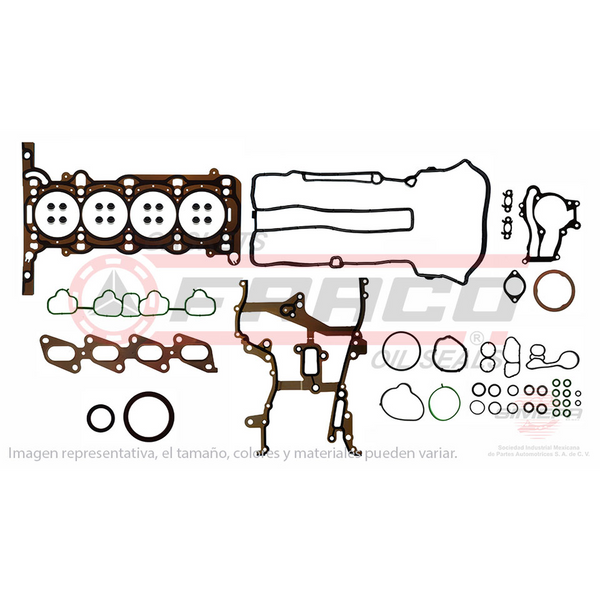 JGO JUNTAS MOTOR TRAX 1.4L 014-017, SONIC 1.4L 012-017, CRUZE 1.4L 011-016, ENCORE 1.4L 013-017 (TUR